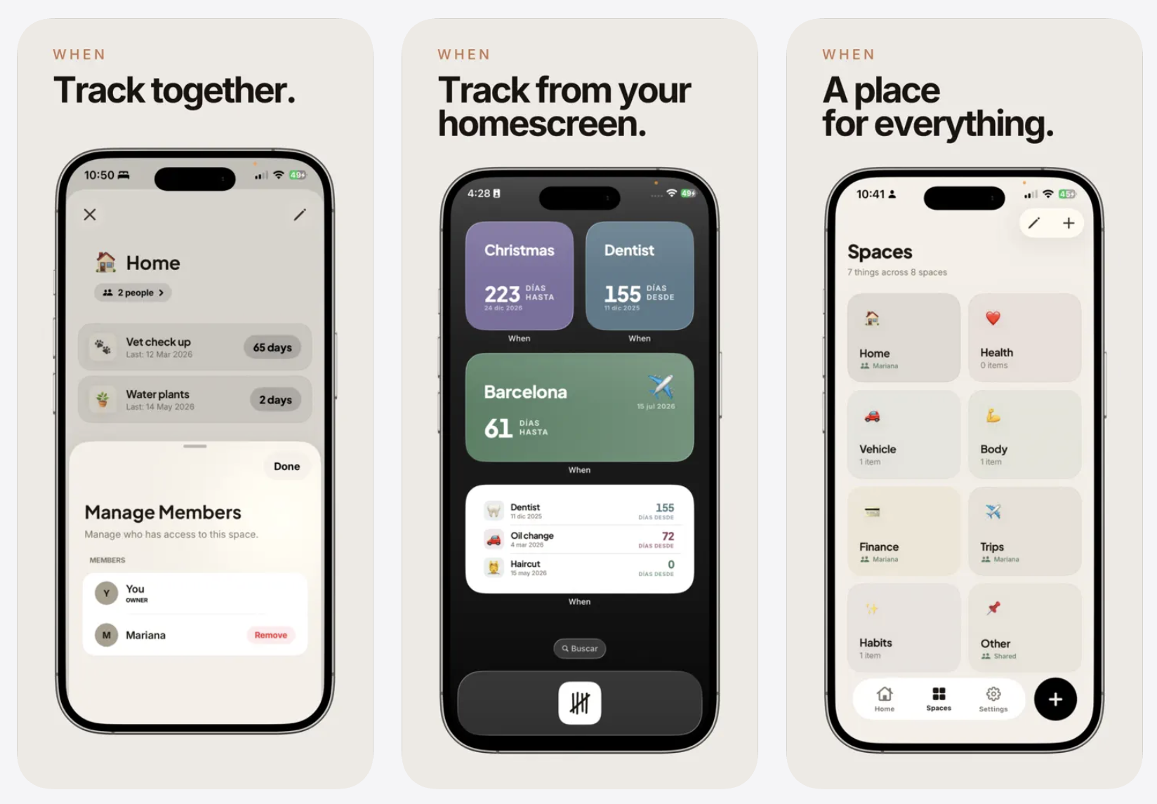 When - iOS app Launch gallery image