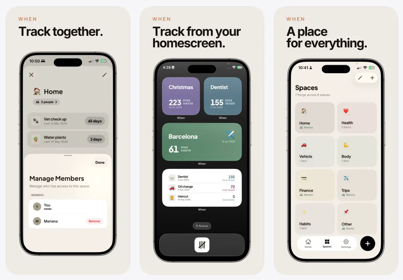 When - iOS app Launch screenshot 3