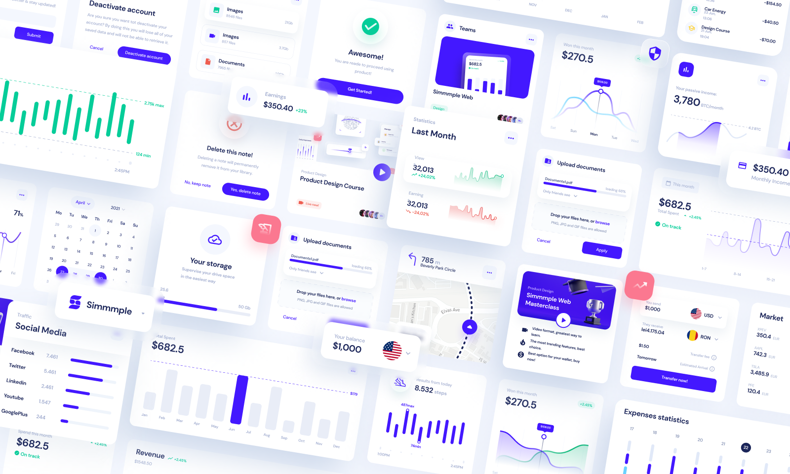 Venus - Dashboard Builder PRO for Figma gallery image