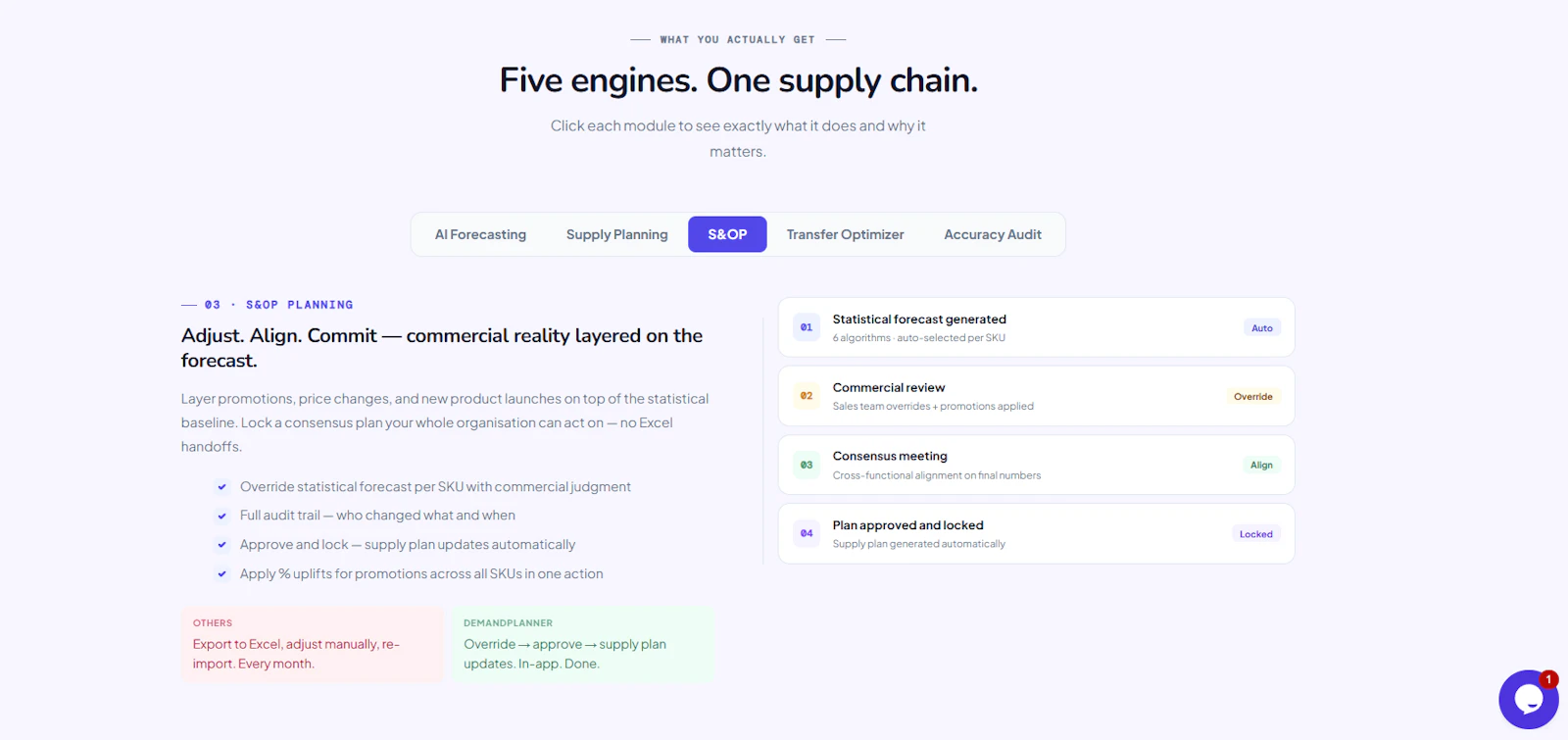 AI-powered forecasting & supply planning screenshot 3