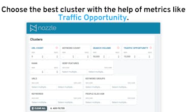 Keyword Clustering Tool by Nozzle gallery image