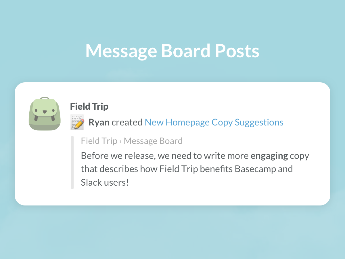 Field Trip gallery image