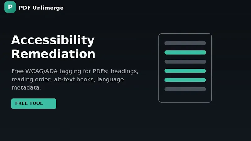 PDF Unlimerge screenshot 1 (video preview)