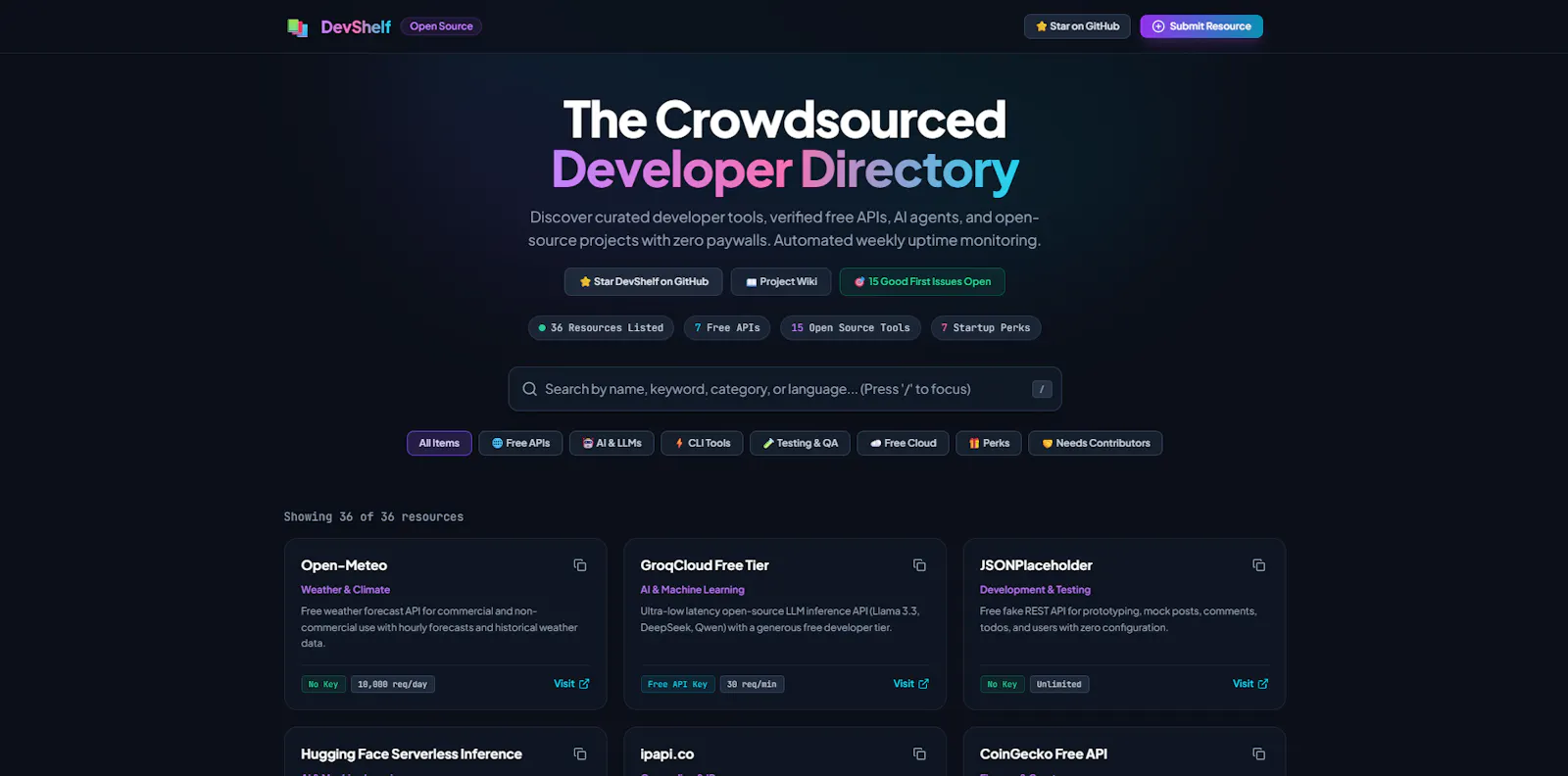 DevShelf screenshot 1