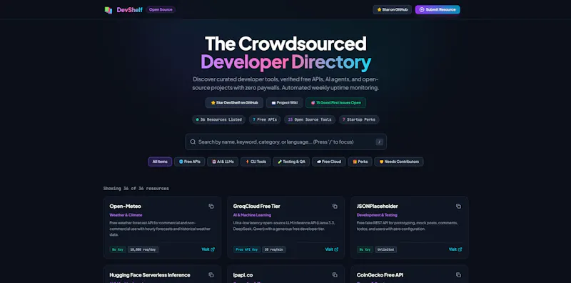 DevShelf screenshot 1
