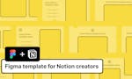 Figma Template for Notion Creators image
