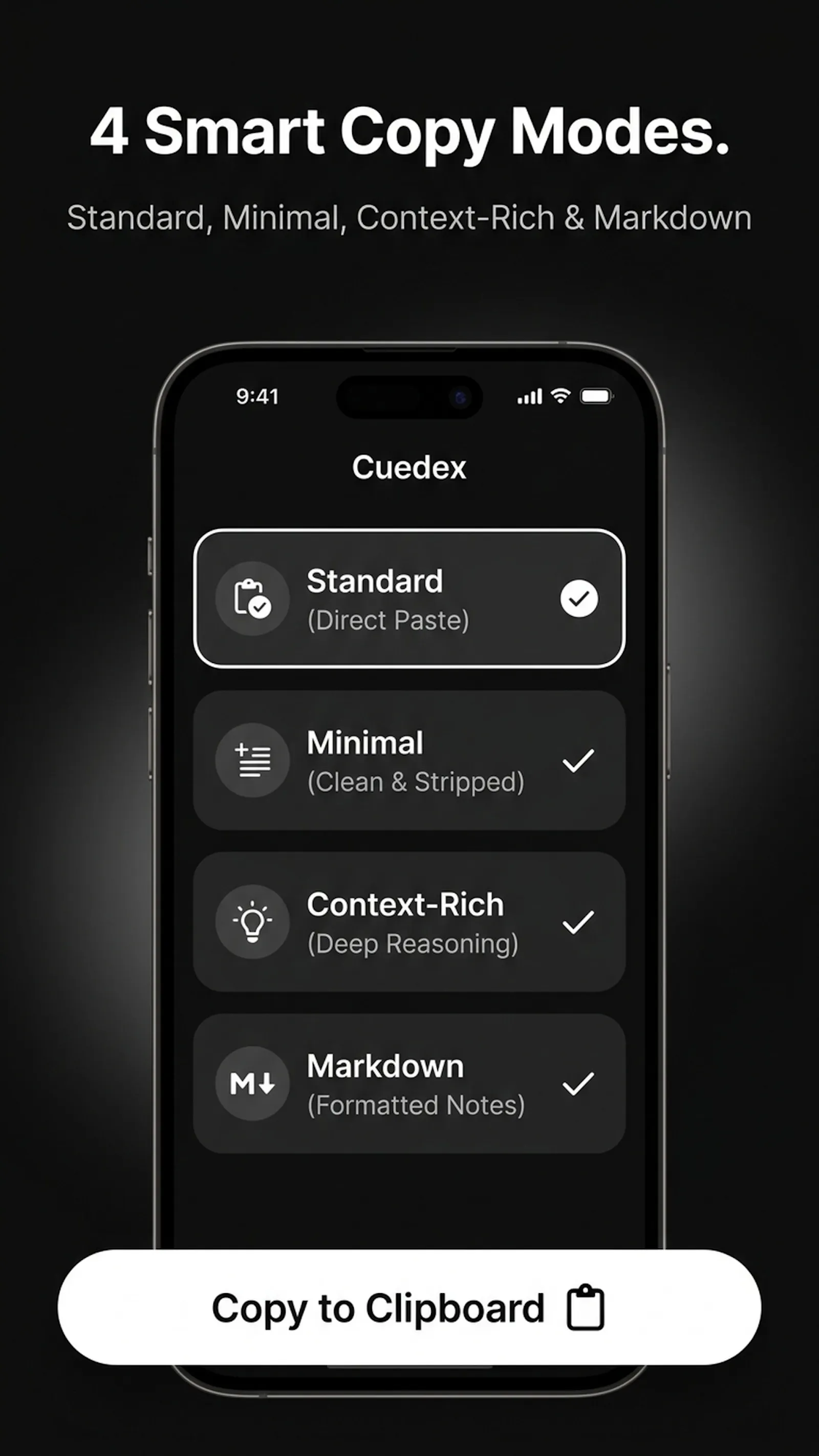 Cuedex: AI Prompt Library screenshot 4