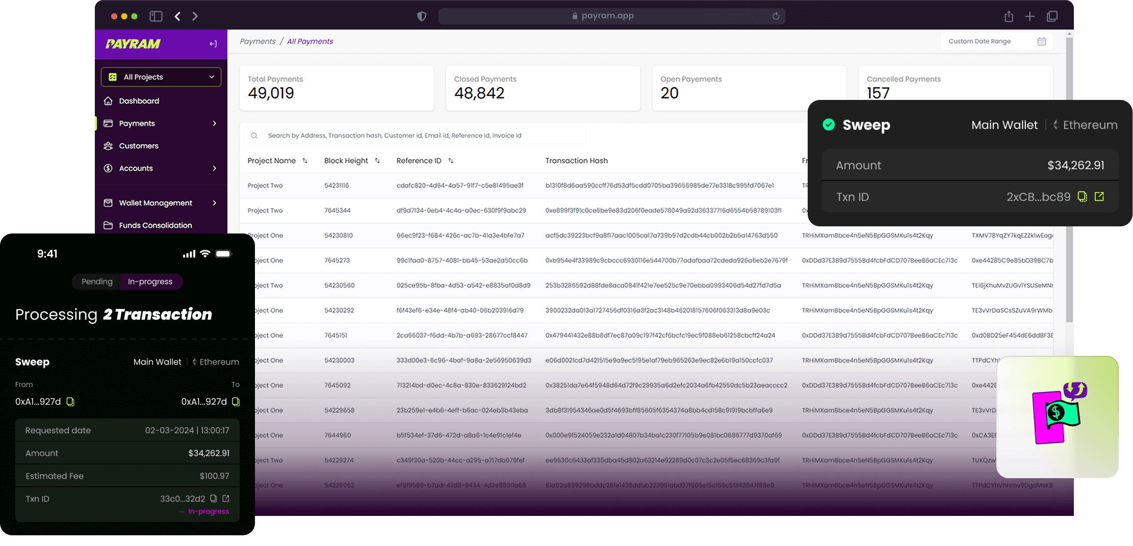 지불 - 안전하고 자조적이며 KYC 암호화 결제 프로세서가 없습니다 미디어 3