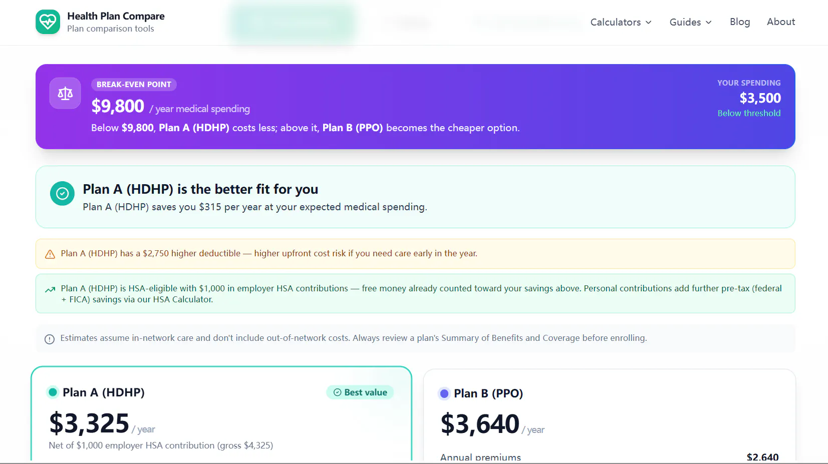 Health Plan Compare gallery image
