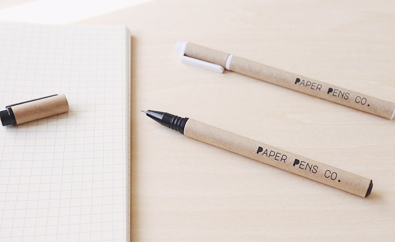 The Paper Pen Sustainable pens for people and businesses ♻️ Product