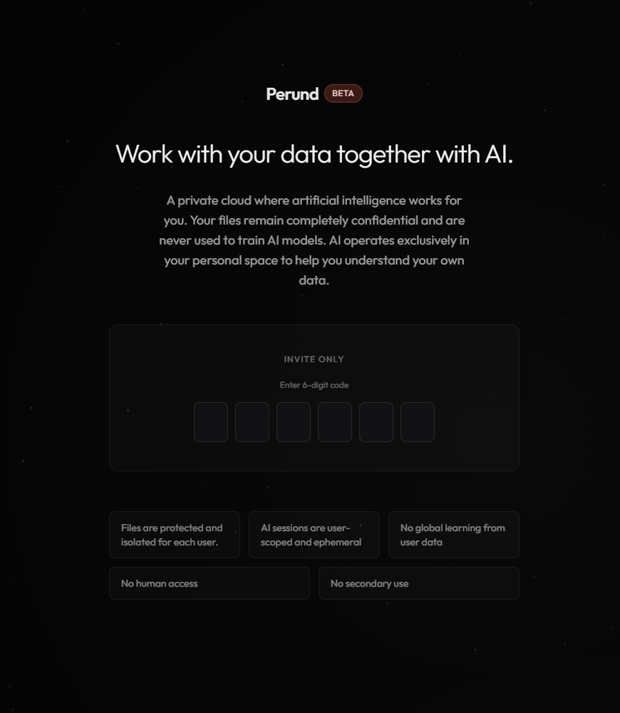 Perund.io - Screenshot 2 showing product features and functionality