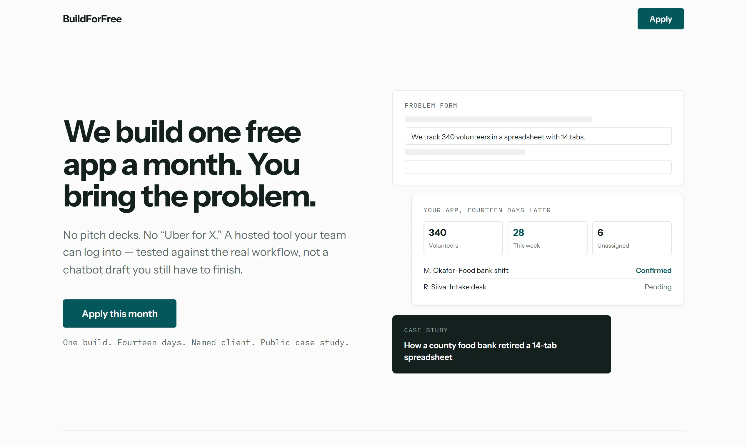 BuildForFree screenshot