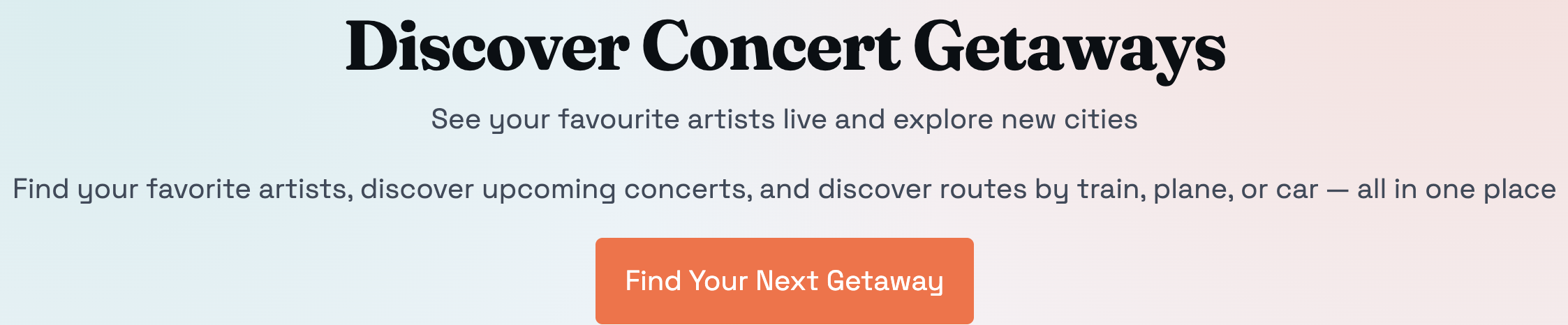GigNomad - Main product screenshot demonstrating key features and user interface