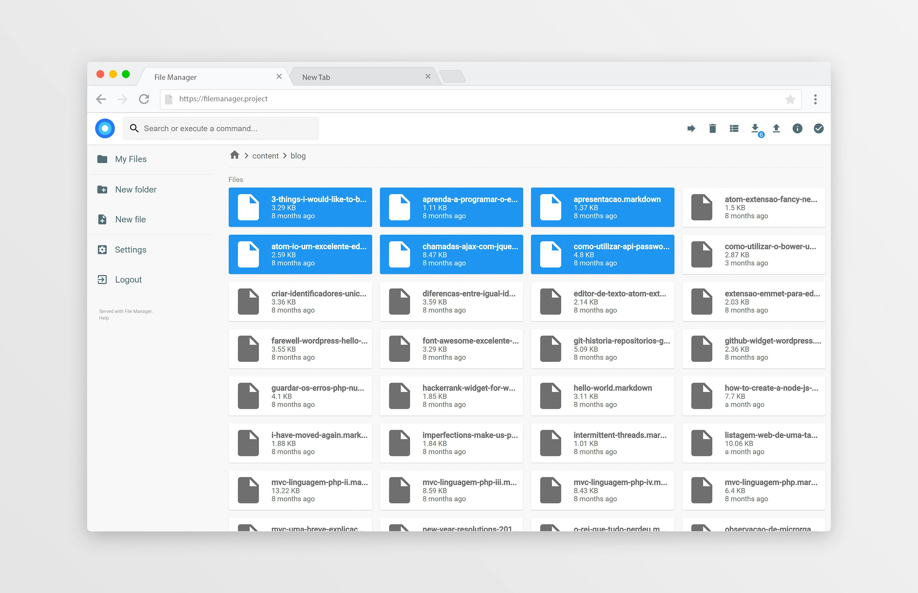 File Manager gallery image