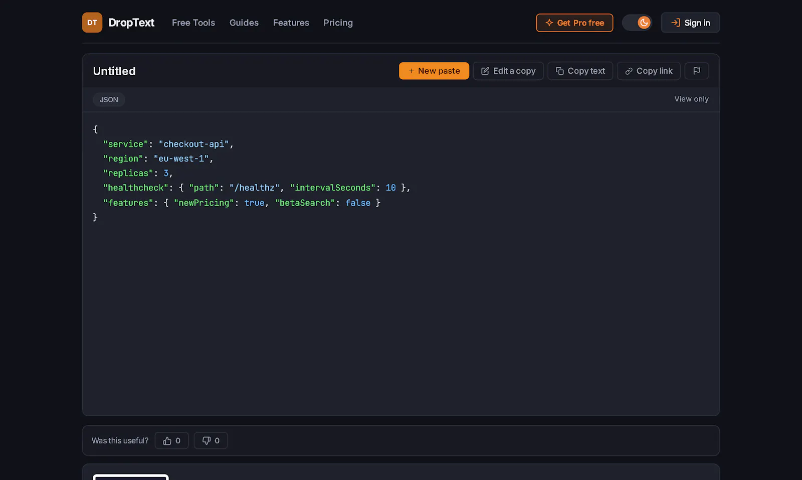 DropText screenshot 4