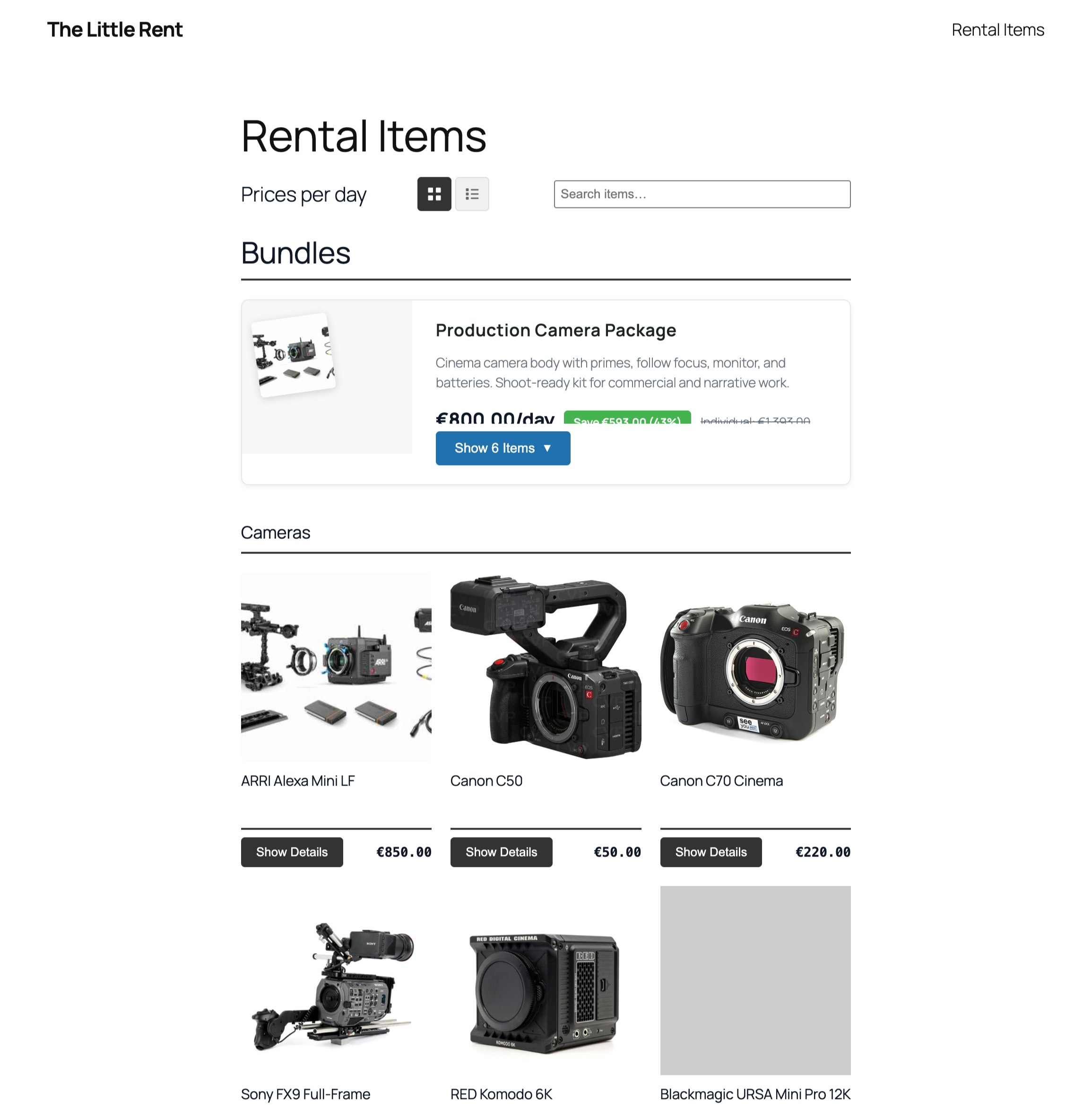 HiredOut - rental inventory management gallery image