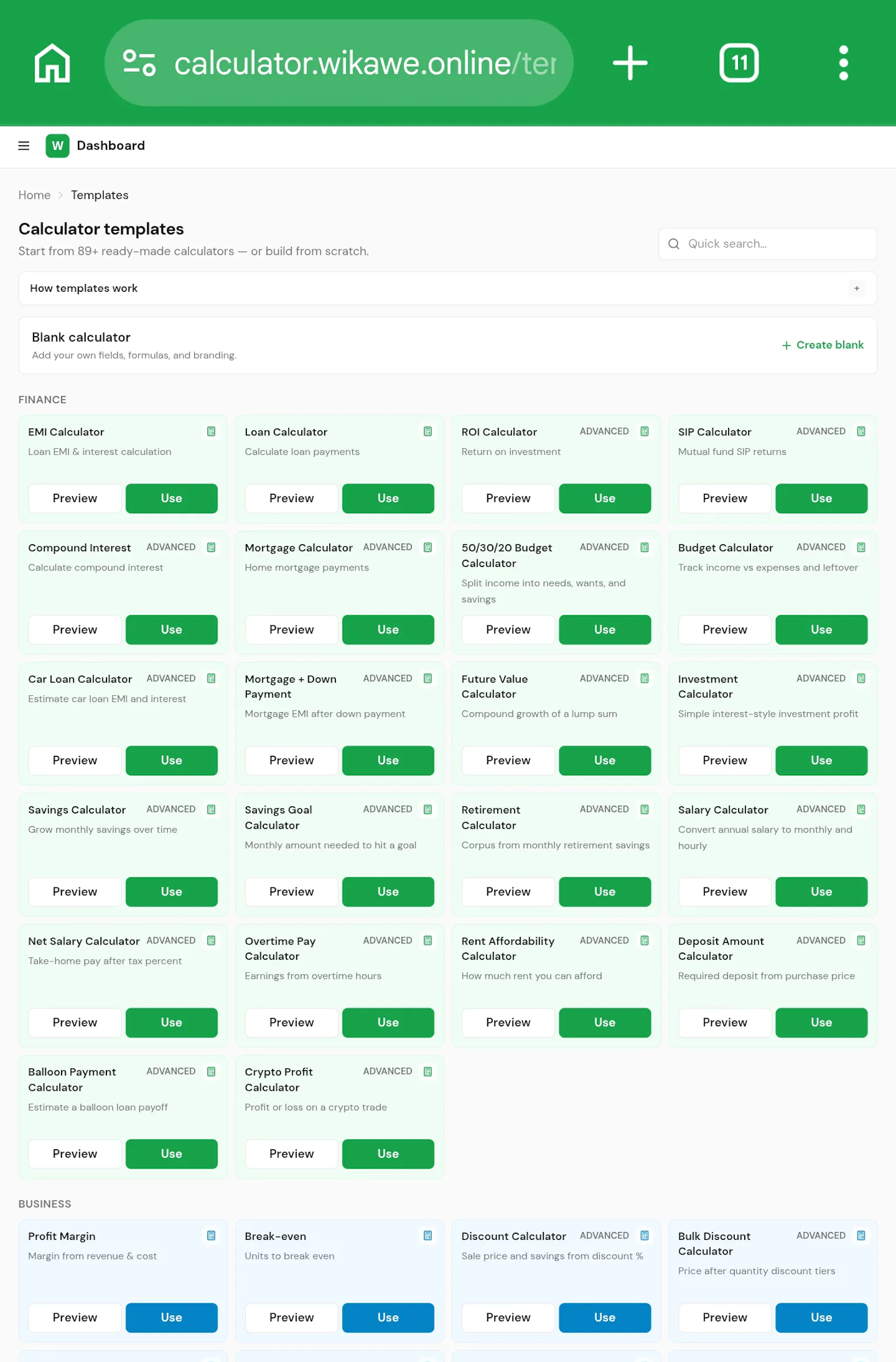 Wikawe Calculator screenshot 6