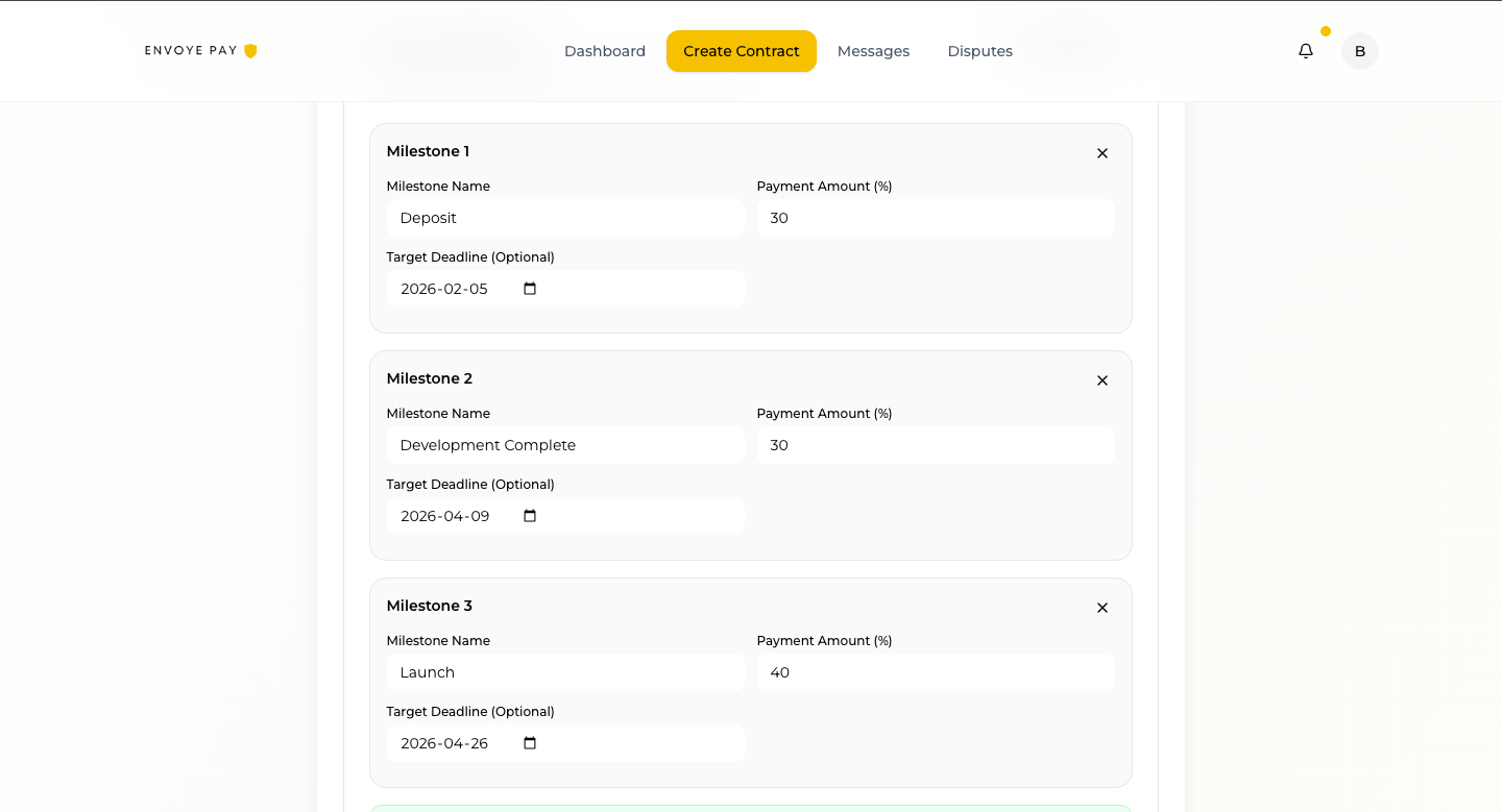 Envoye Pay - Screenshot 4 showing product features and functionality