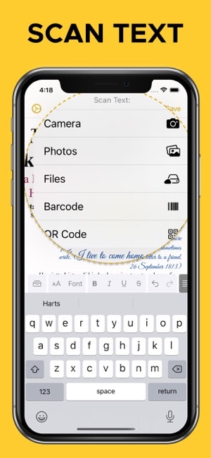 Live Text Scanner - PDF Writer (iOS App) gallery image