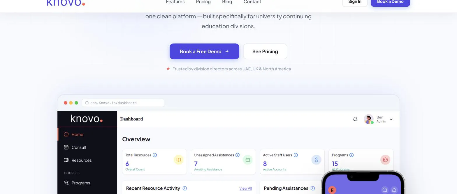 Knovo screenshot
