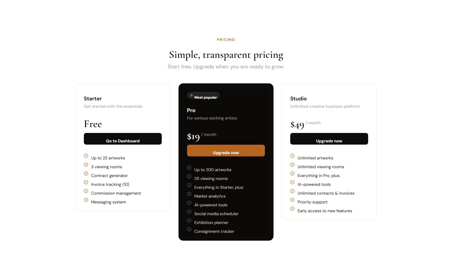 ArtistOS gallery image