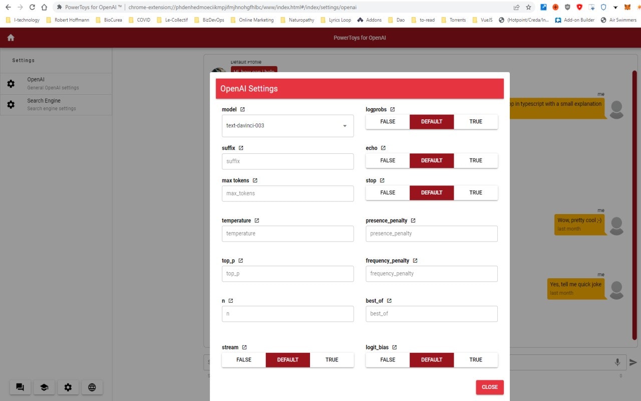 OpenAI ™ 용 PowerToys - OpenAI의 API를위한 생산성 도구 미디어 3
