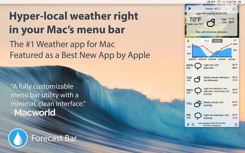 Forecast Bar for Mac gallery image