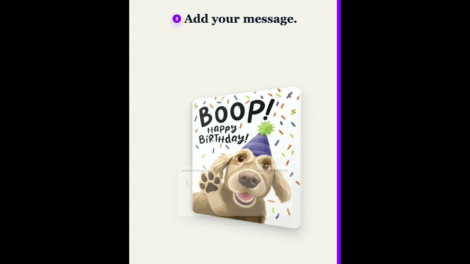 birthdays.app screenshot 1 (video preview)