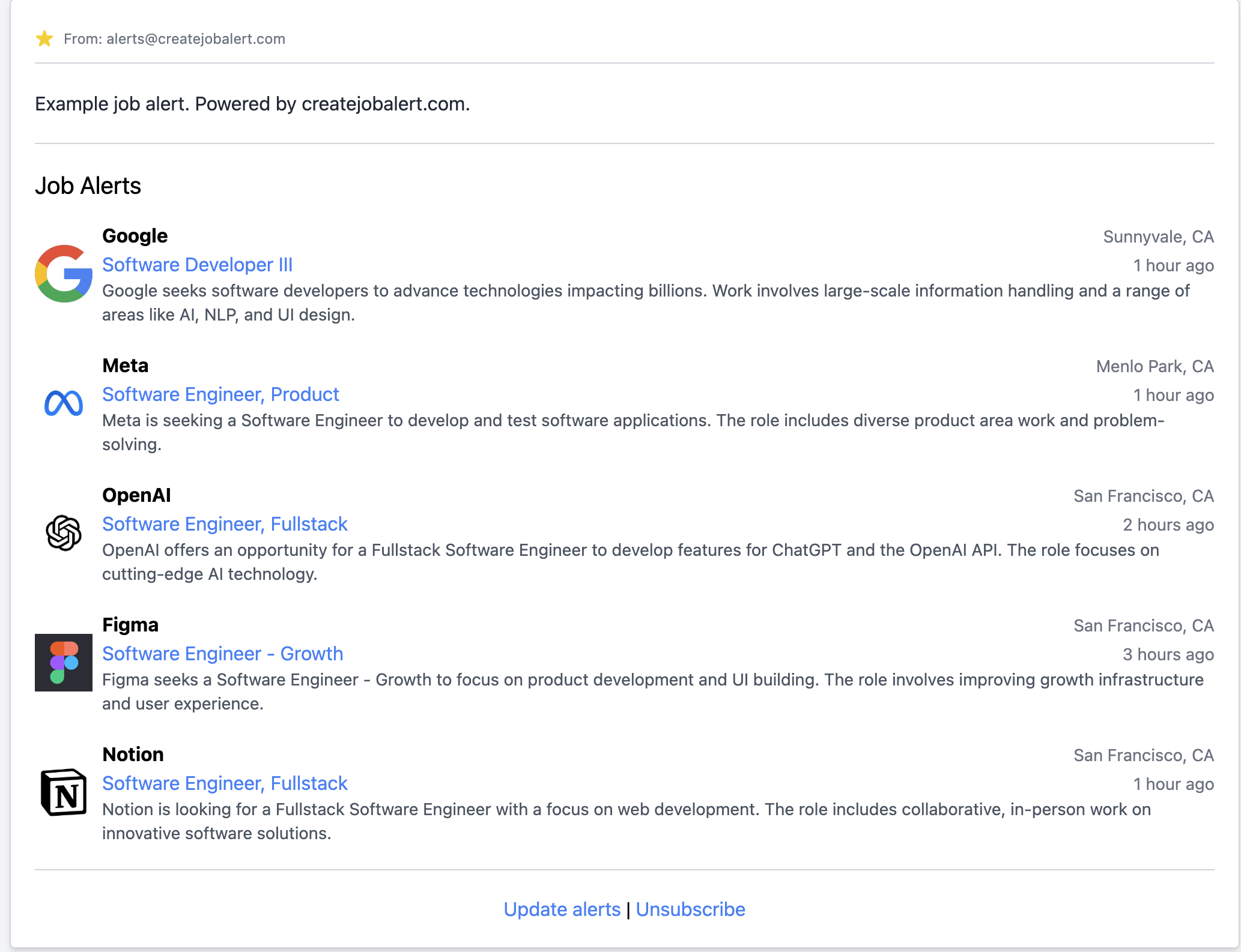 Job Alert gallery image