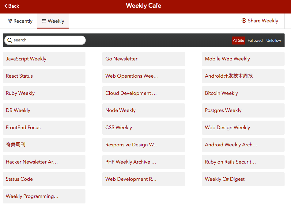 weeklycafe gallery image