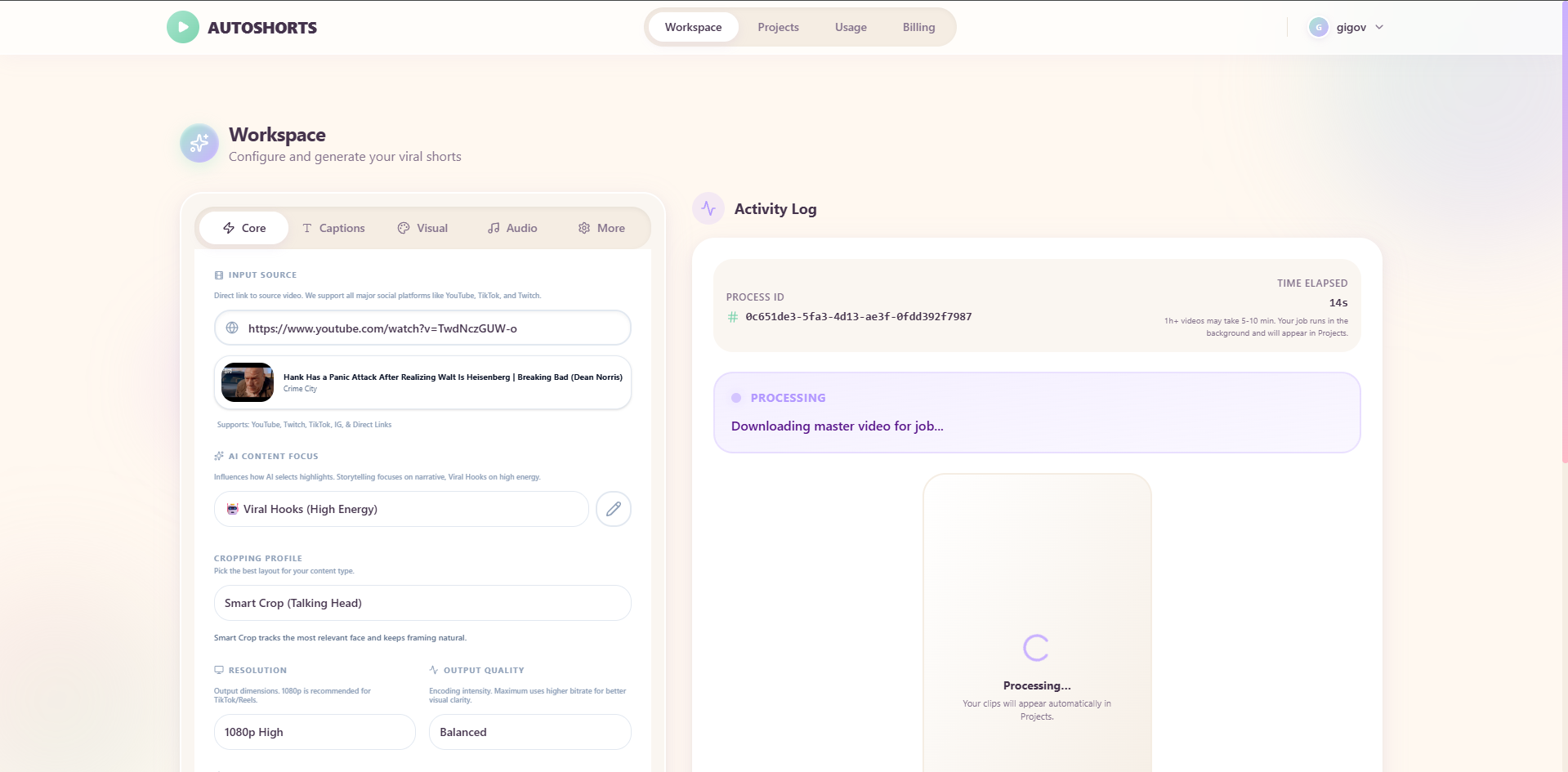 Autoshorts AI gallery image