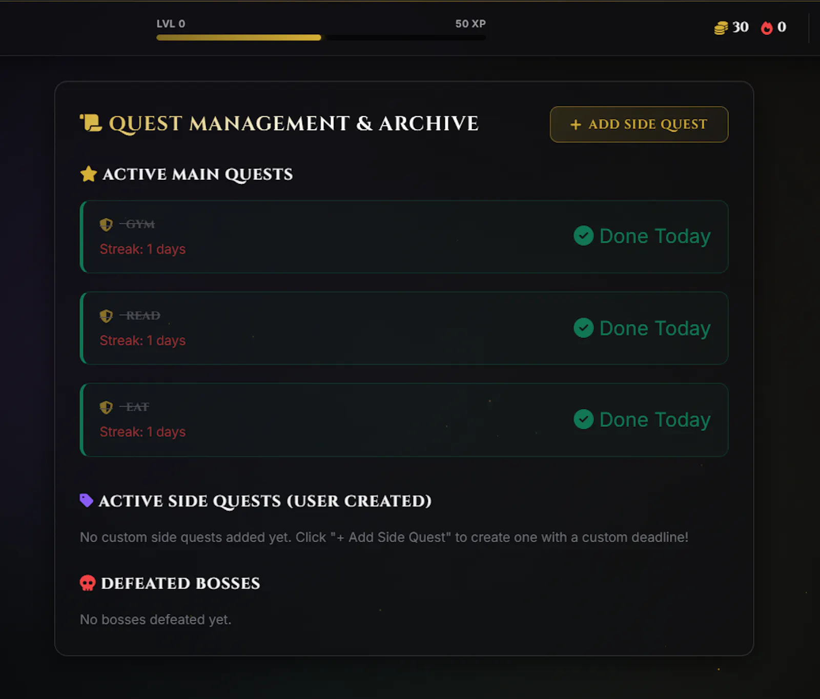 Habit RPG screenshot 4