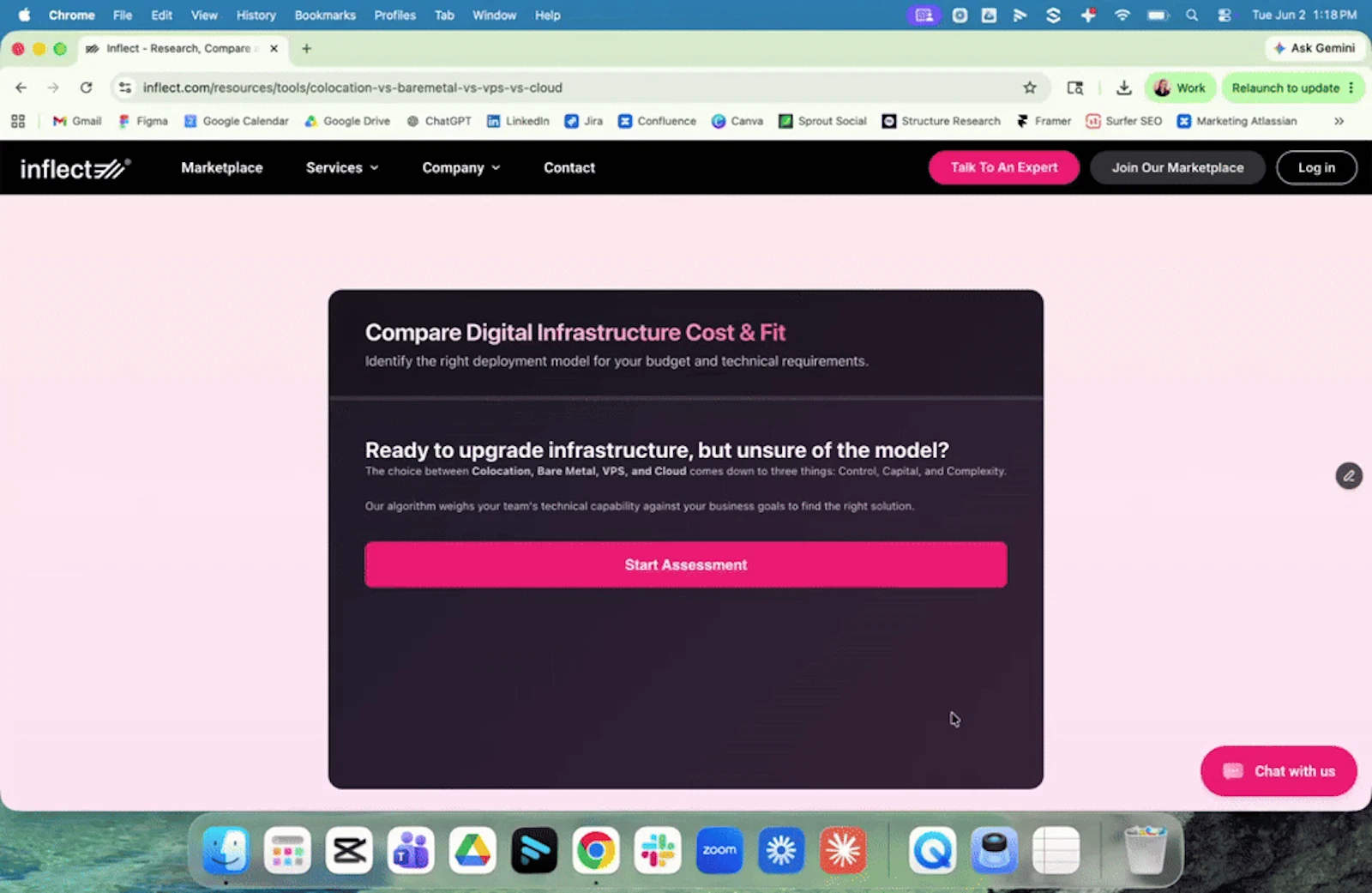 Digital Infrastructure Comparison Tool screenshot 1 (video preview)