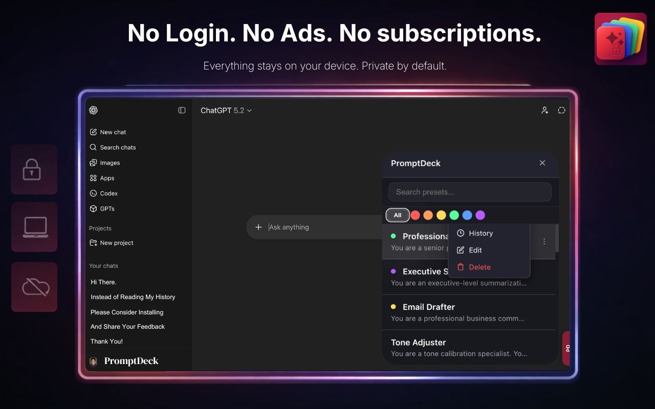 PromptDeck- AI Prompt Manager media 3