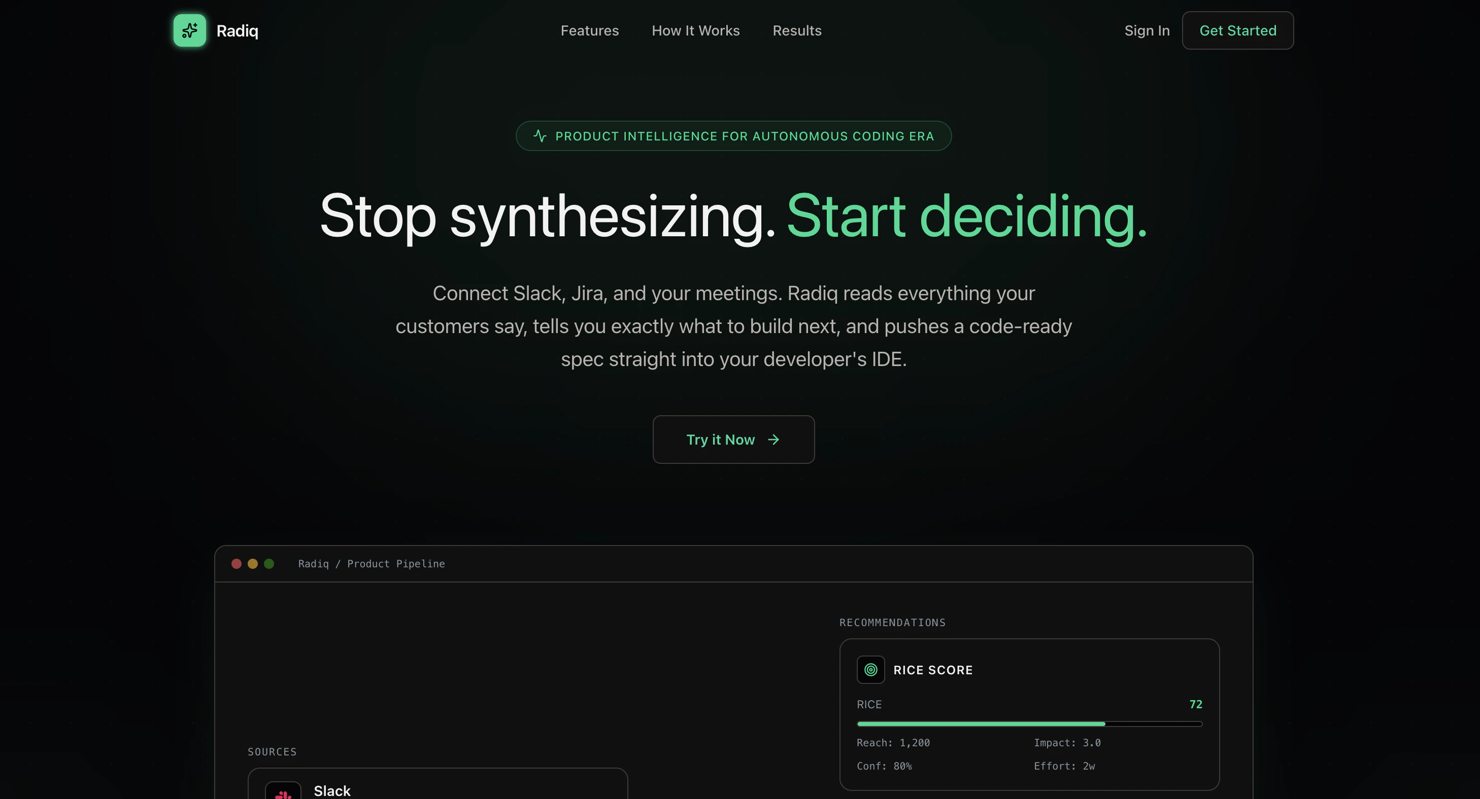 Radiq screenshot 1