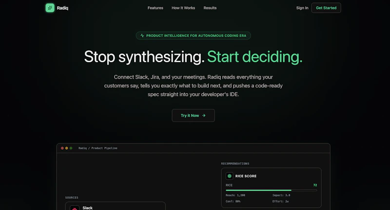 Radiq screenshot 2