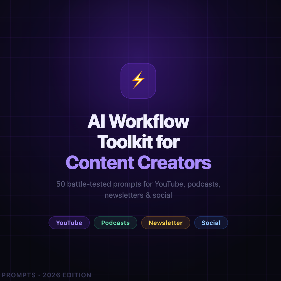 AI Workflow Toolkit for Content Creators logo