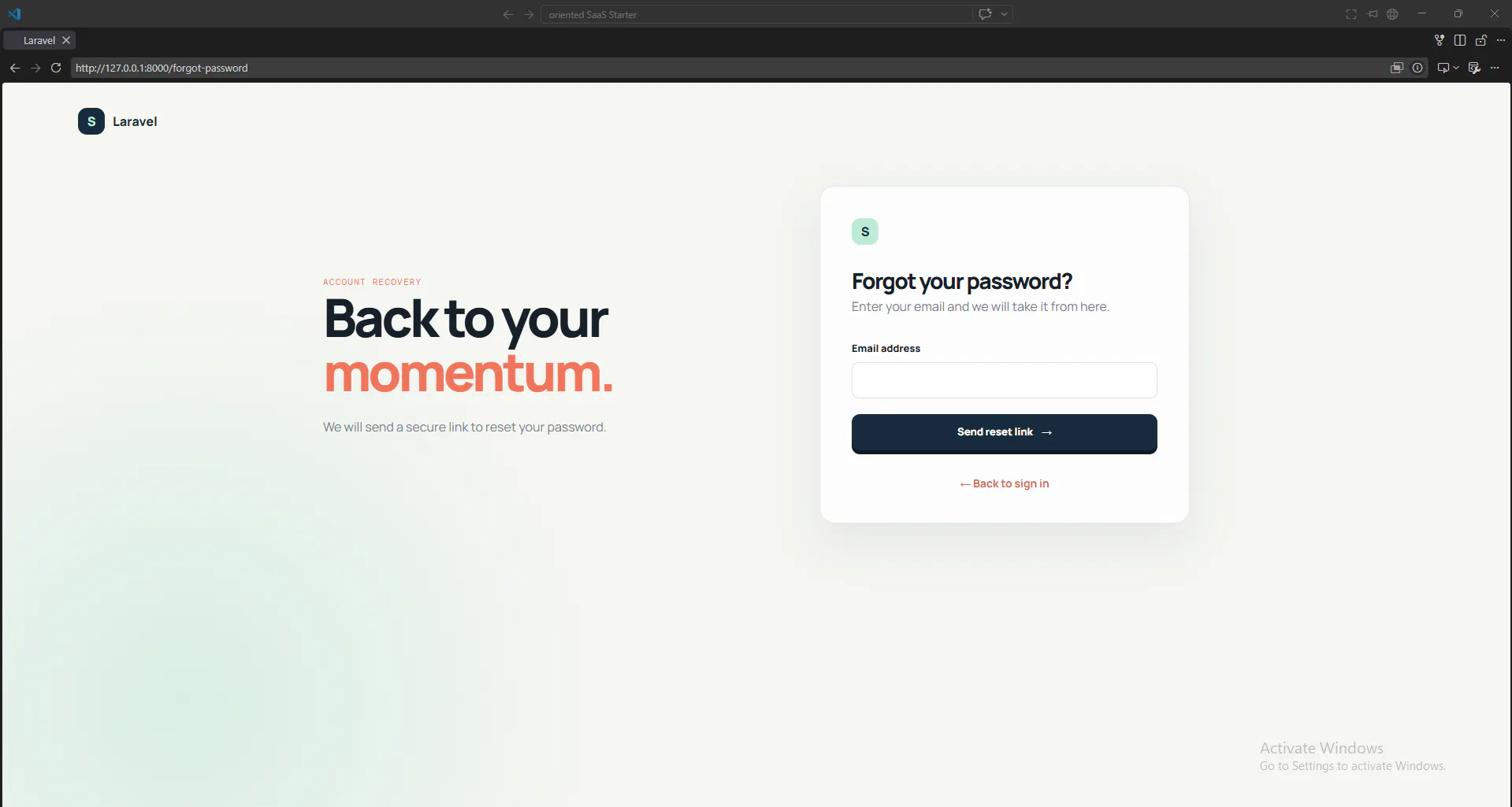Laravel SaaS Starter Kit gallery image