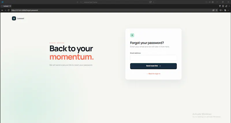 Laravel SaaS Starter Kit screenshot 6