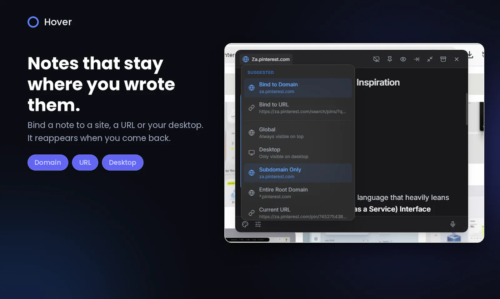 Hover Desktop screenshot 3