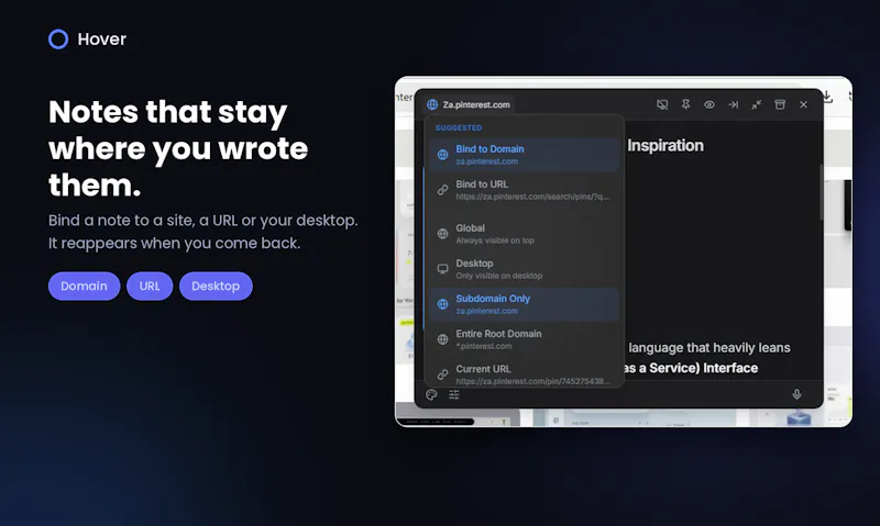 Hover Desktop screenshot 3