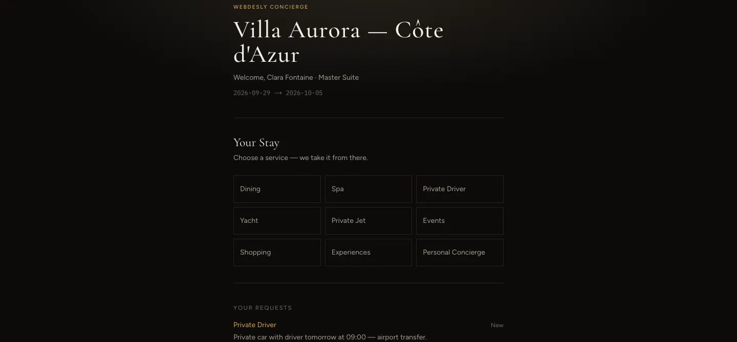 Webdesly Concierge gallery image