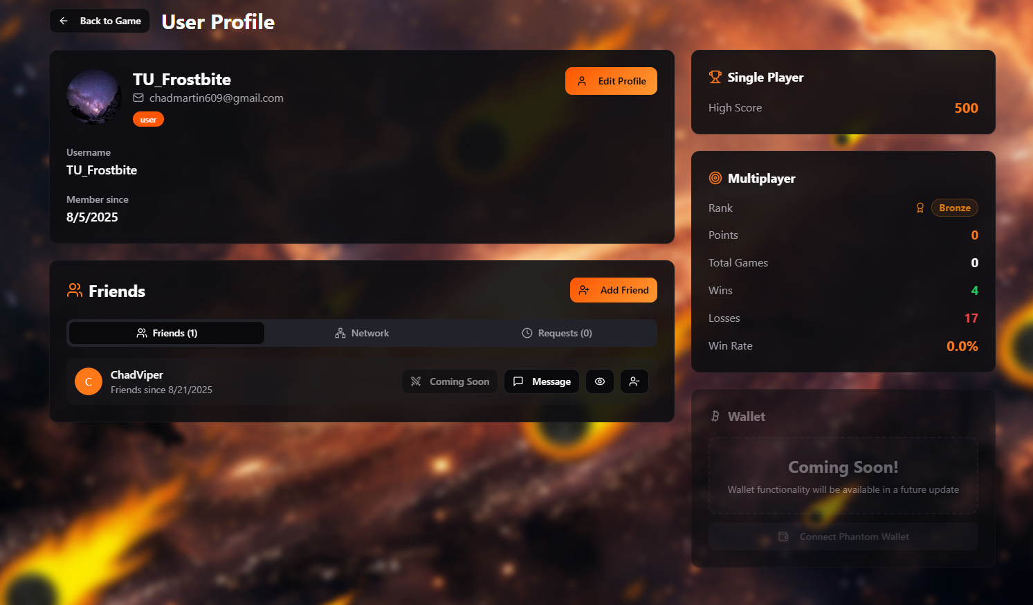 Biteroids - Asteroids Bitcoin Arcade - Screenshot 3 showing product features and functionality