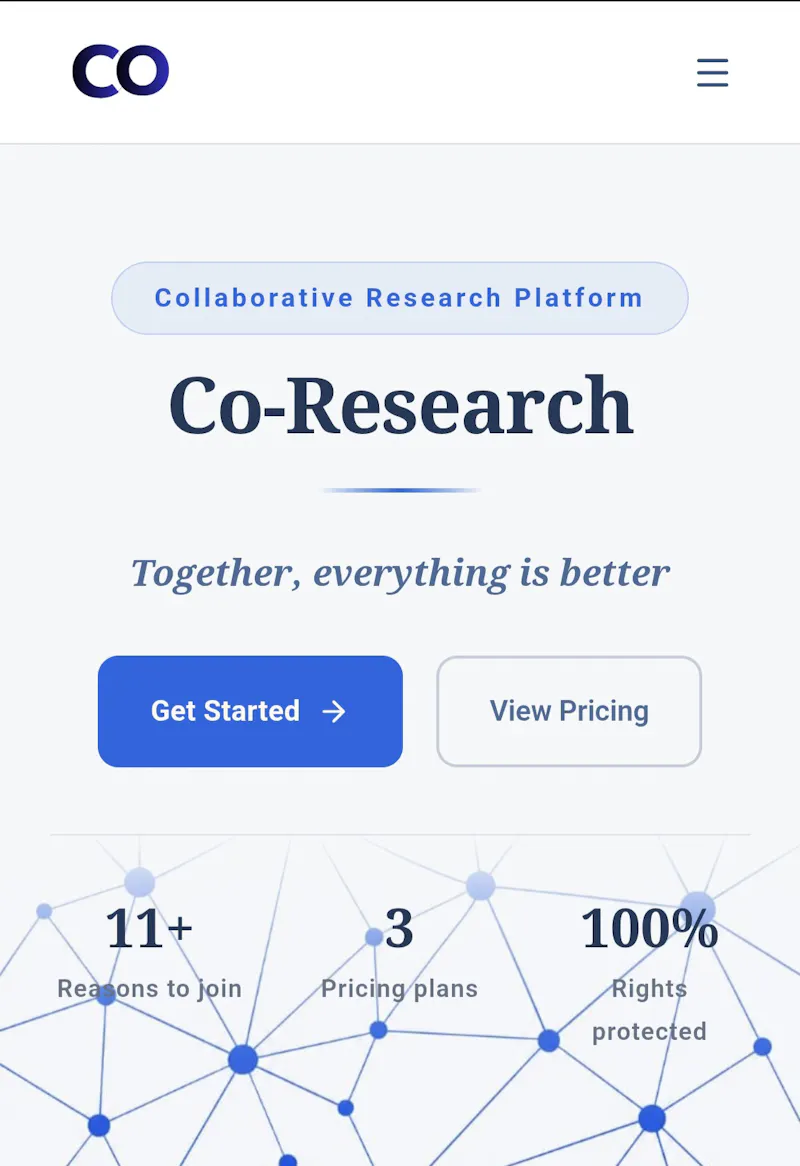 Co-Research screenshot 2