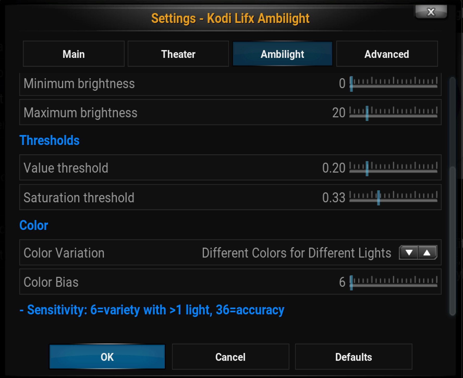 Lifx Addon for Kodi gallery image