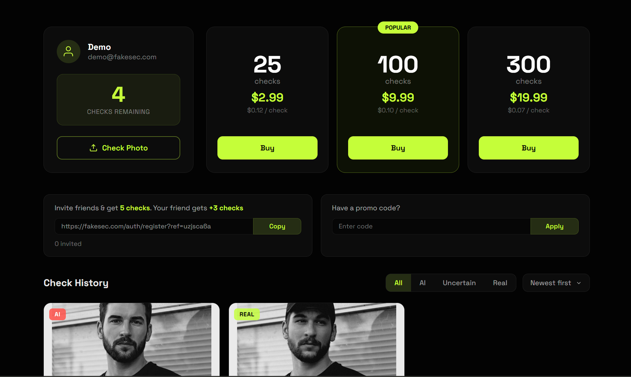 FakeSec - AI Photo Detector gallery image