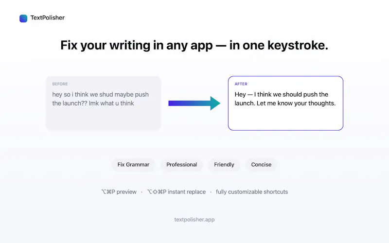 TextPolisher.app screenshot 2