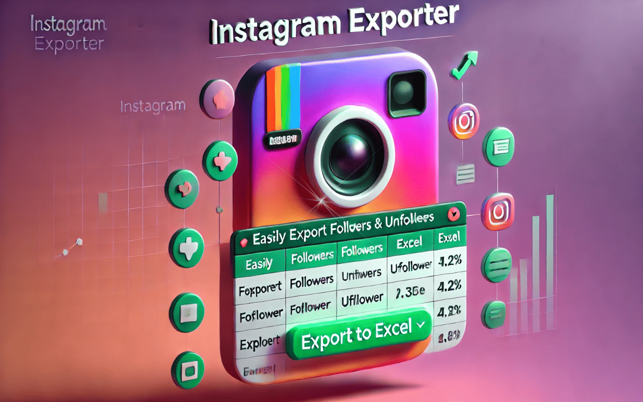 IG Takipçi Dışa Aktarma Aracı - Ücretsiz Instagram takipçi veri ihracatı medya 2