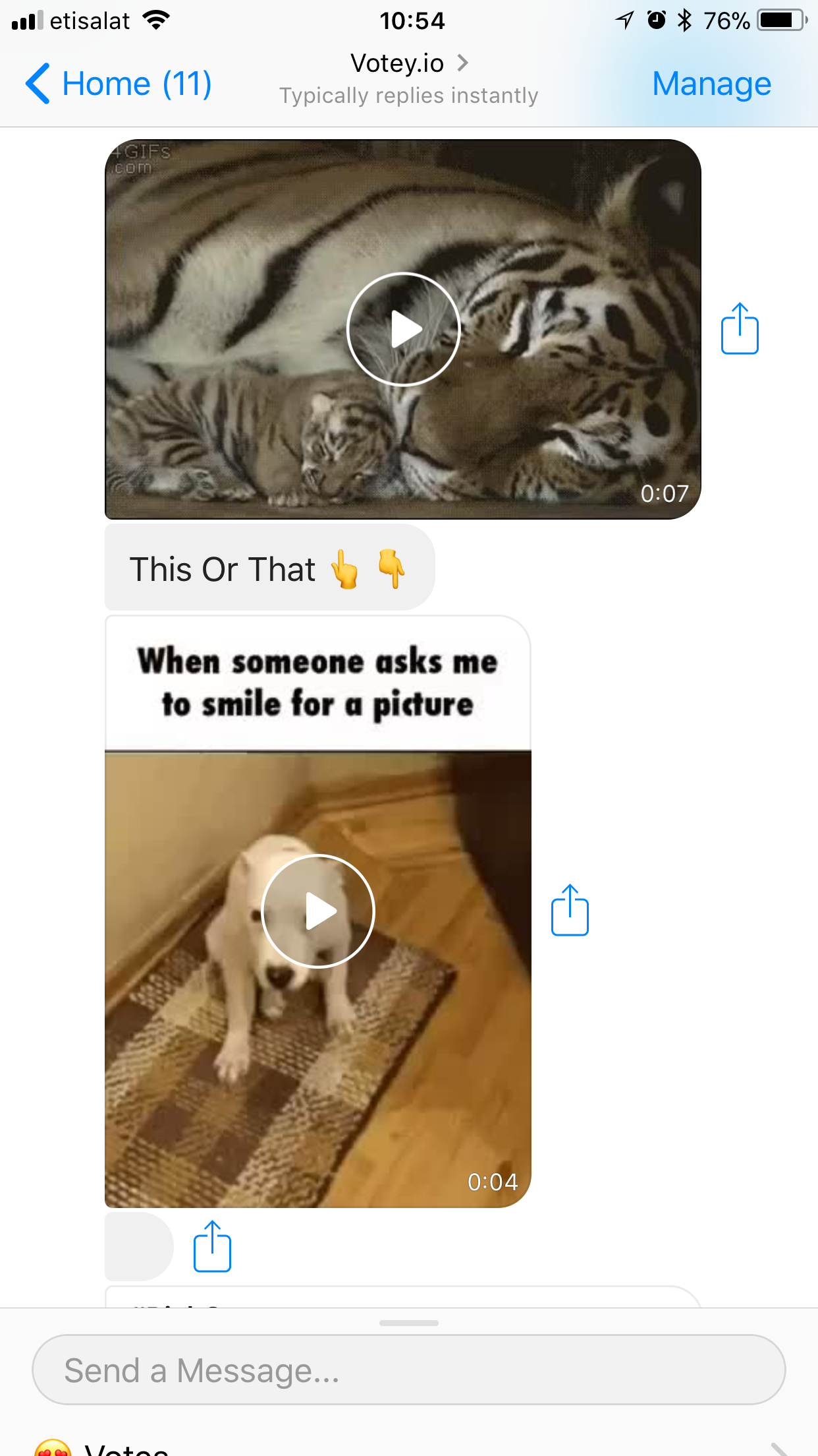 Votey.io - Bot for making decisions with friends :) gallery image