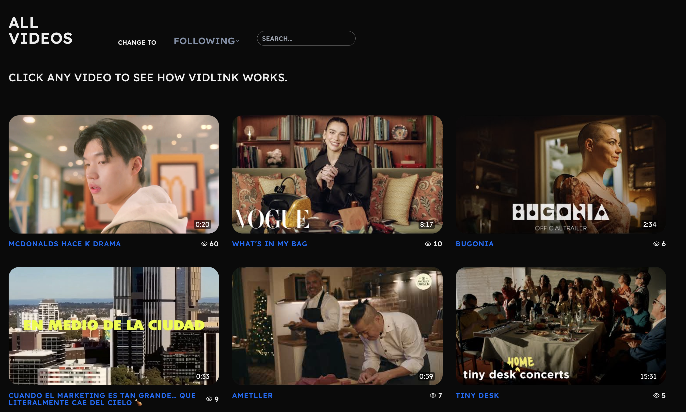 Vidlink gallery image